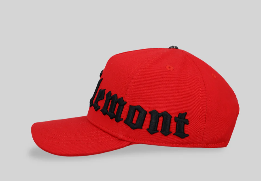 GORRA LERICI ROJA - NEGRO